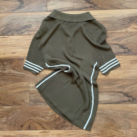 RAG & BONE PEYTON SHORT-SLEEVE POLO SHIRT, SIZE L - Picture 5 of 6